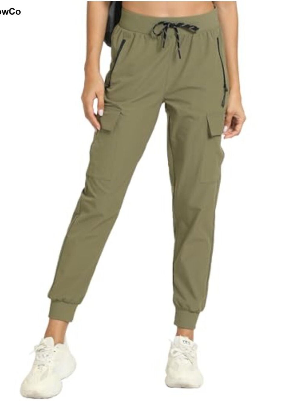 Women's Lightweight Cargo Joggers Quick Dry Hiking Pants with Pockets